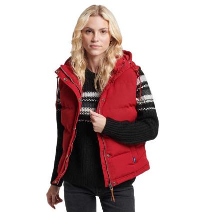 Superdry Everest Vest Vermelho L