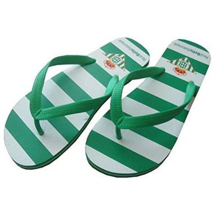 Real Betis Striped Flip Flop Verde EU 43-44