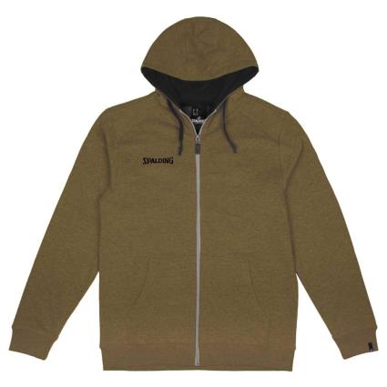 Spalding Flow Full Zip Sweatshirt Marrón XL
