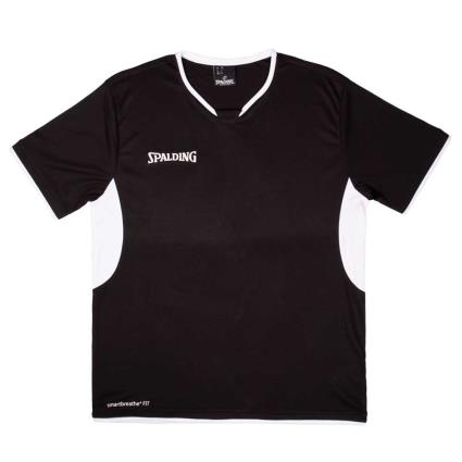 Spalding Shooting Short Sleeve T-shirt Negro XL