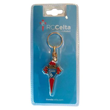 Rc Celta Crest Key Ring Dorado