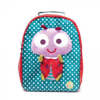Mochila com Peluche Super-Soft Joaninha 30cm