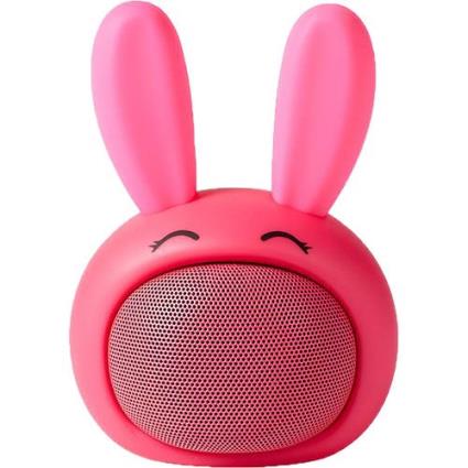 Coluna Portátil  Animaticks Robby Rabbit - Cor de Rosa