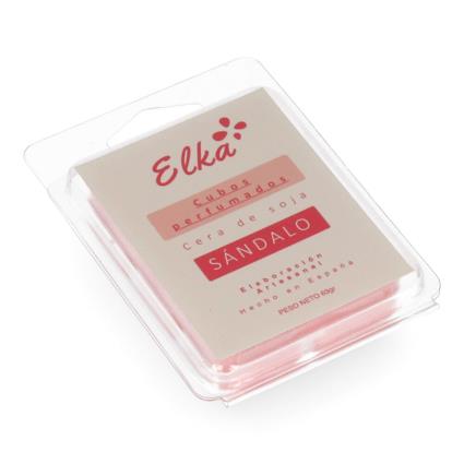 PACOTE DE 6 CUBOS DE CERA SÂNDALO. 100% CERA DE SOJA NATURAL