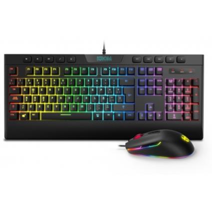 Pack RGB Teclado Membrana e Rato Kalyos SP