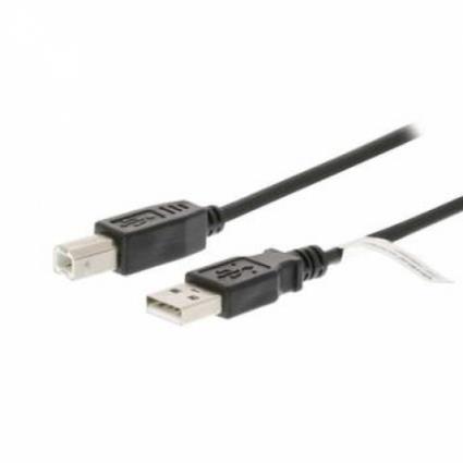 CU0007-BK CABO USB 2.0 TIPO A M PARA TIPO B 2.0 M PRETO 2M