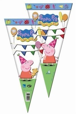 Saco cone brindes Porquinha Peppa