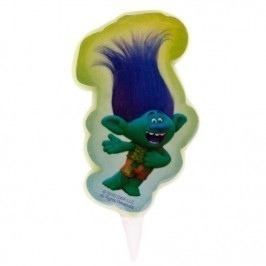 Trolls Vela Aniversário Branch