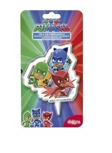 Vela aniversário 2D Pj Masks