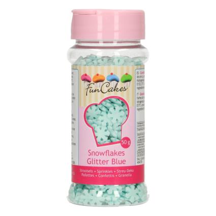Sprinkles - Flocos de Neve Azul Glitter 50g