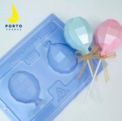 Molde Acetato 3 Partes Balão Latex 3D