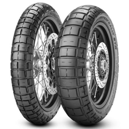 Pneu de motocicleta tyre pirelli scorpion rally str 100/90-19 57 v