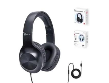 Auscultadores com Fio UNICO STAR HP9298 (On Ear - Preto)