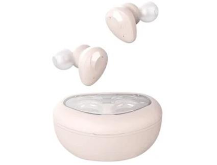 Auriculares Bluetooth True Wireless CHRONUS LE706 (In Ear - Microfone - Rosa)