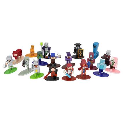 Minecraft 4 Cm W7 Nanofigura Set