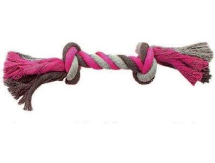 Duvo Plus Corda Rosa Com 2 Nós Para Cães Xxl