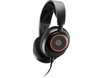 Auscultadores Gaming STEELSERIES Arctis Nova 3 (Over Ear - Microfone - Preto)