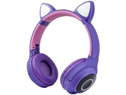 Auscultadores Wireless M2 TEC VZV-850M (On Ear - Roxo)