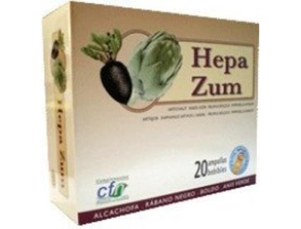 Suplemento Alimentar CFN Hepazum 20 Ampolas