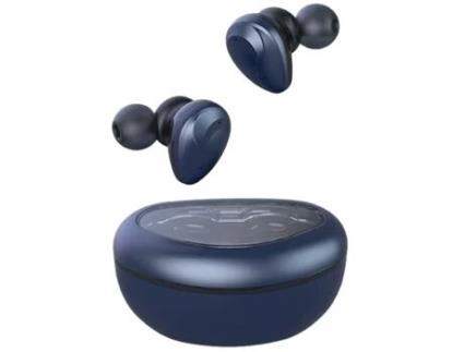 Auriculares Bluetooth True Wireless CHRONUS LE706 (In Ear - Microfone - Azul)