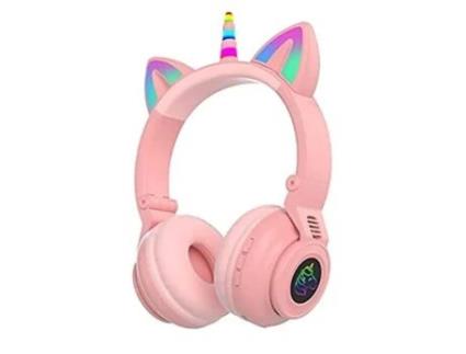 Auscultadores Bluetooth CHRONUS YXEJ0510 (On Ear - Microfone - Rosa)