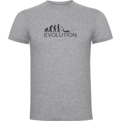 Kruskis Evolution Spearfishing Short Sleeve T-shirt Cinzento L