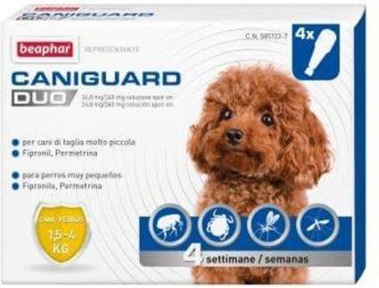 Pipeta Desparasitante  Caniguard Duo - Cães de Raça Mini e Toy