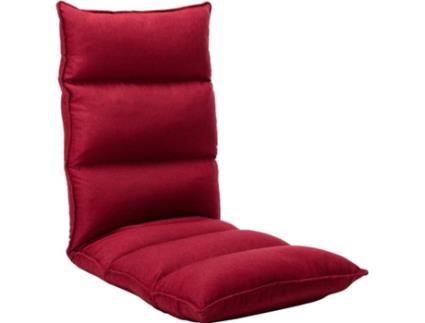 Colchão Dobrável para Cadeirão  Tecido Vermelho Tinto (135x50x13 cm)