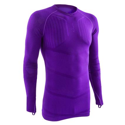 CAMISOLA TÉRMICA DE FUTEBOL ADULTO KEEPDRY 500 VIOLETA