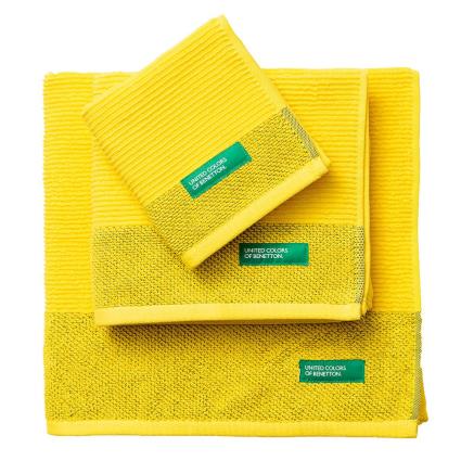 Benetton Be019 Towel 3 Units Amarelo
