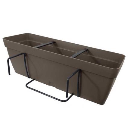 Artplast Lolego Fly Square With Square Set Squad 50 Cm Garden Planter Dourado