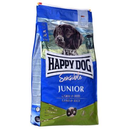 Happy Dog Sensible Lamb Rice Junior 10 Kg Dog Food Transparente