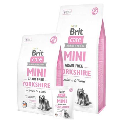 Brit Care Mini Grain Free Yorkshire Salmon Tuna Adult 7 Kg Dog Food Transparente