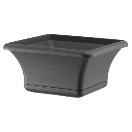 Artplast Ciotola Sally With Saucer Ø40 Cm Flowerpot Preto