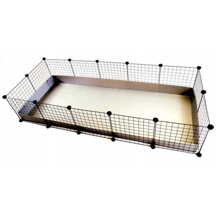 C&c Modular 5x2 Rodent Cage Prateado