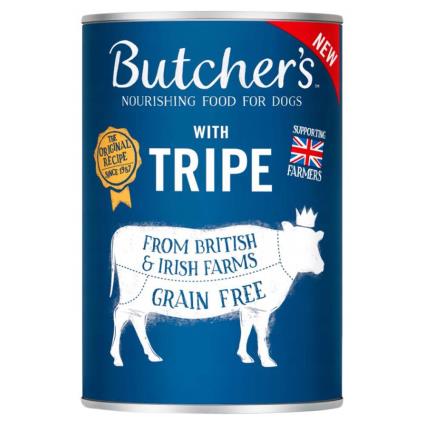 Butcher´s Original Tripe Mix Grain Free 400g Wet Dog Food Transparente
