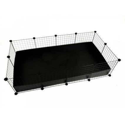 C&c Modular 3x2 Rodent Cage Prateado