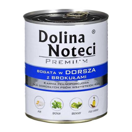 Dolina Noteci Premium Rick In Cod And Broccoli 800g Wet Dog Food Transparente