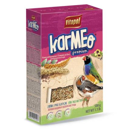 Vitapol Karmeo Premium Exotic Birds 500g Food Birds Colorido