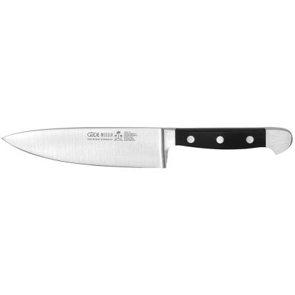 Gude Alpha Cooking Knife 16 Cm Pom Preto,Prateado