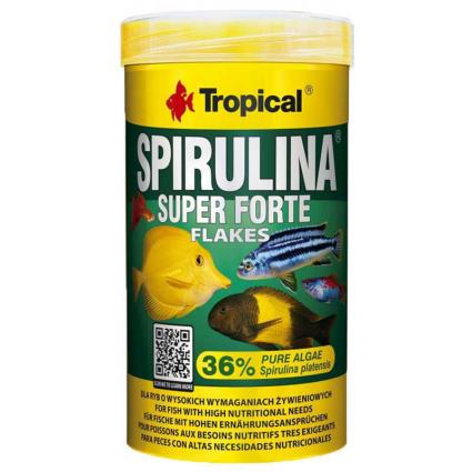 Tropical Super Spirulina Forte 36% 50 G Fish Food Dourado