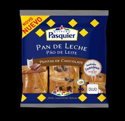 Pao De Leite Brioche Pasquier Pepitas Chocolate 210 G