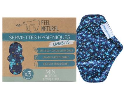 Pensos Feel Natural Higiénicos Reutilizáveis Mini 3un