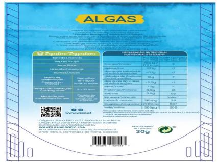 Algas Wissi Alface Do Mar Bio 30g