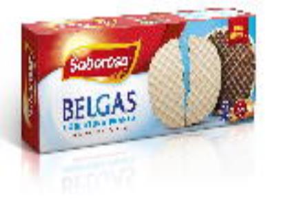 Bolachas Saborosa Belgas Cobertura Branca 198g