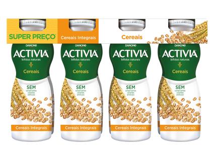 Iogurte Activia Bifidus Líquido Cereais Pack Promocional 8x155g