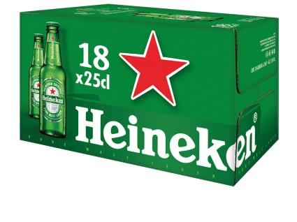 Cerveja Heineken Premium 18x0.25l