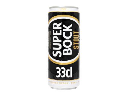 Cerveja Super Bock Preta Stout Lata 0.33l