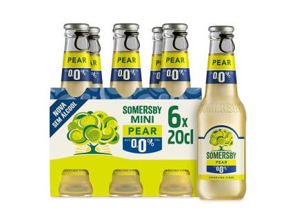 Sidra Somersby Pêra 0 0% Sem Álcool 6x0.20l