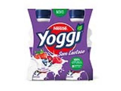 Iogurte Yoggi Líquido Sem Lactose Frutos Silvestres 4x160g